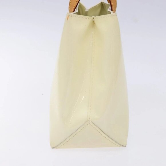 LOUIS VUITTON Monogram Vernis Reade PM Hand Bag Perle M91336 LV Auth 141487 - Picture 6 of 16